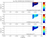 Chlorophyll, CDOM,<br>and Backscatter