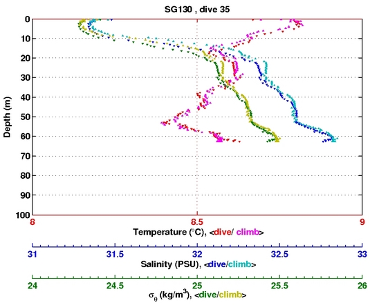 Temperature Salinity