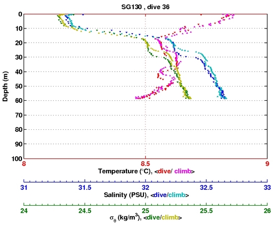 Temperature Salinity