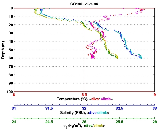 Temperature Salinity