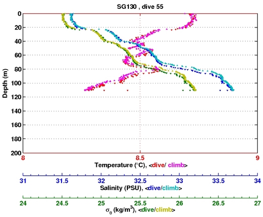 Temperature Salinity