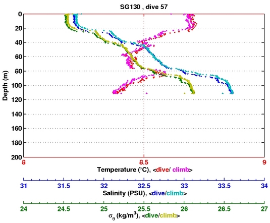 Temperature Salinity