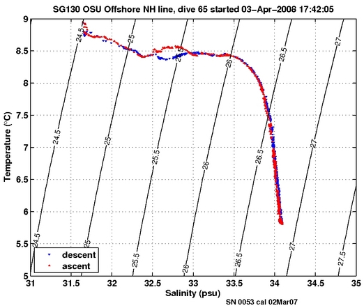 Temperature Salinity Diagnostic