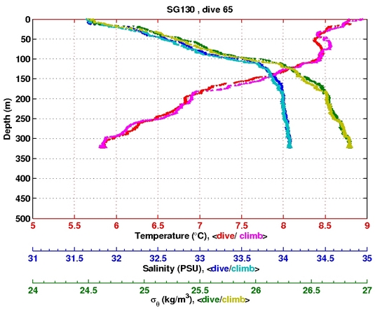 Temperature Salinity