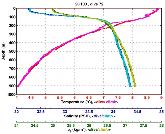 Temperature Salinity