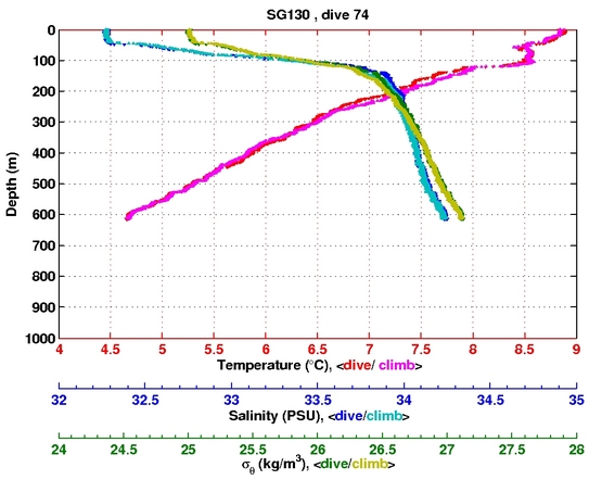 Temperature Salinity