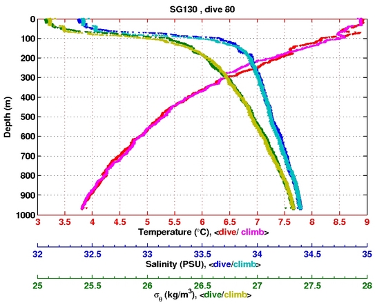 Temperature Salinity