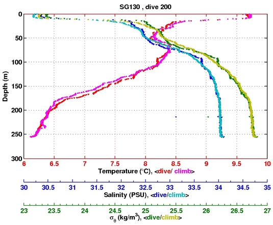 Temperature Salinity