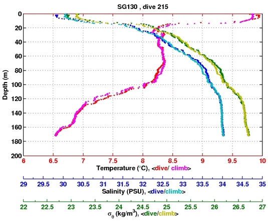 Temperature Salinity