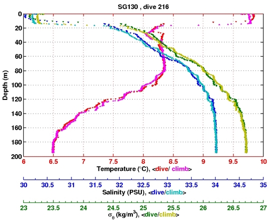 Temperature Salinity