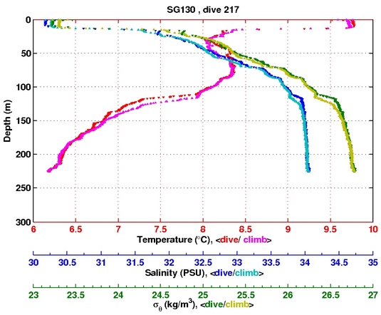 Temperature Salinity