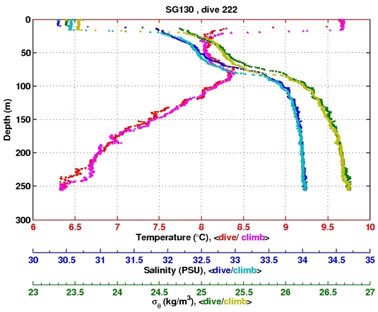 Temperature Salinity