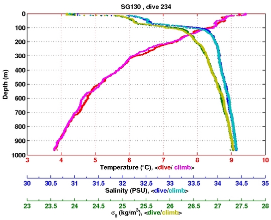 Temperature Salinity