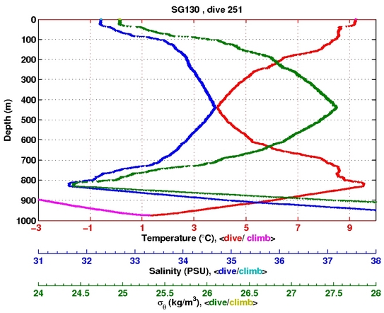 Temperature Salinity