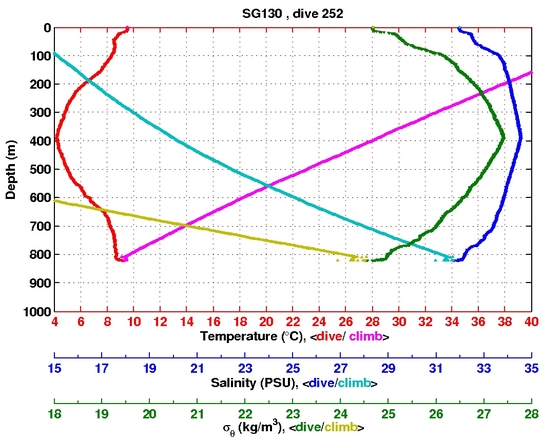 Temperature Salinity