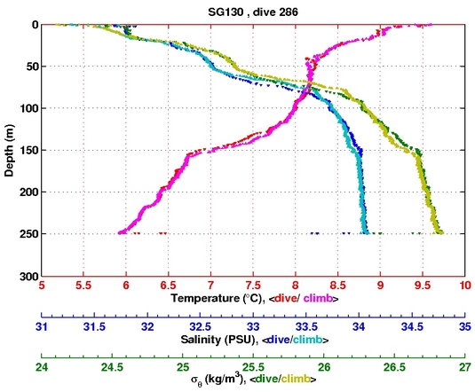 Temperature Salinity