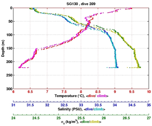 Temperature Salinity