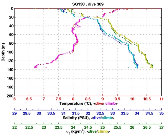 Temperature Salinity