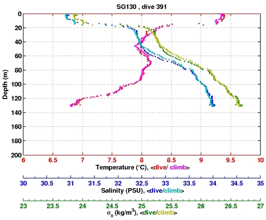 Temperature Salinity