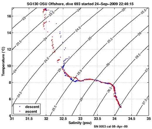 Temperature Salinity Diagnostic