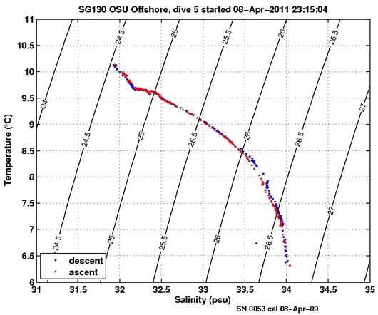 Temperature Salinity Diagnostic