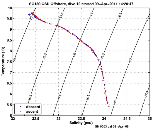 Temperature Salinity Diagnostic