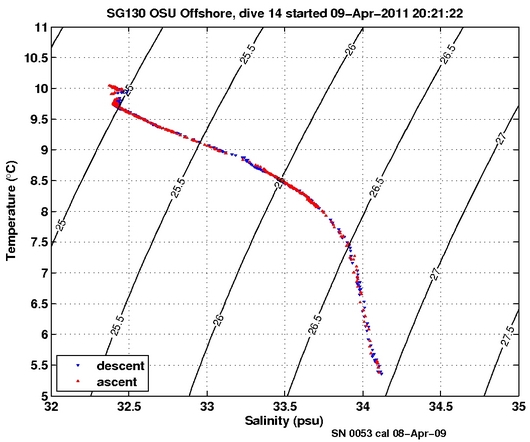 Temperature Salinity Diagnostic