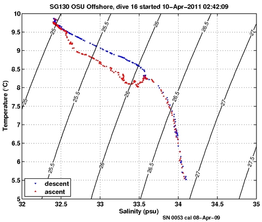 Temperature Salinity Diagnostic