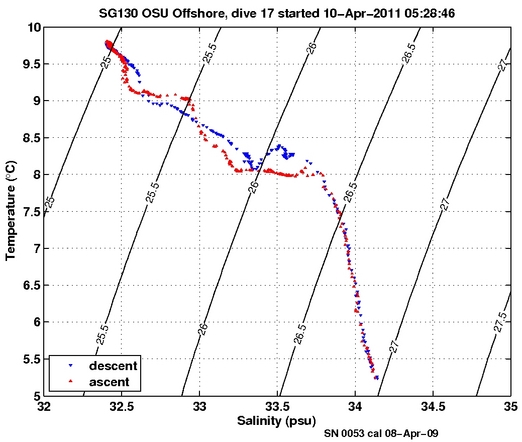 Temperature Salinity Diagnostic