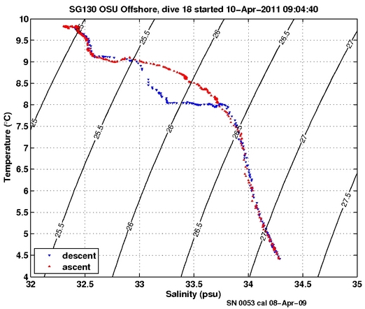 Temperature Salinity Diagnostic