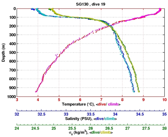 Temperature Salinity