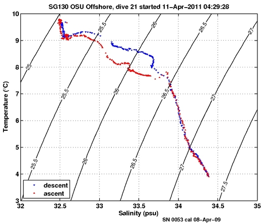 Temperature Salinity Diagnostic