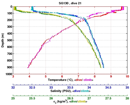 Temperature Salinity