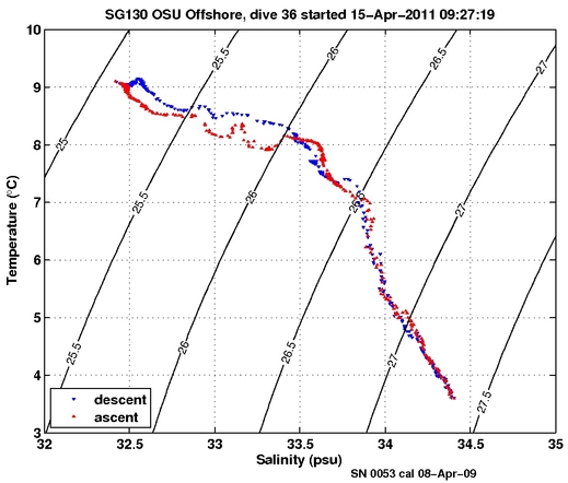 Temperature Salinity Diagnostic