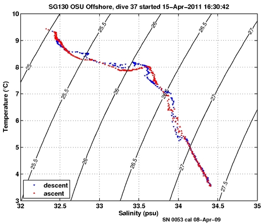 Temperature Salinity Diagnostic