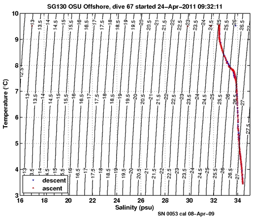 Temperature Salinity Diagnostic