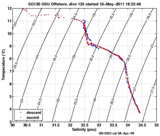 Temperature Salinity Diagnostic