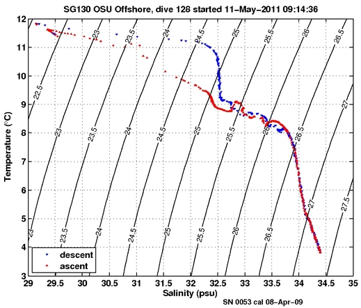 Temperature Salinity Diagnostic