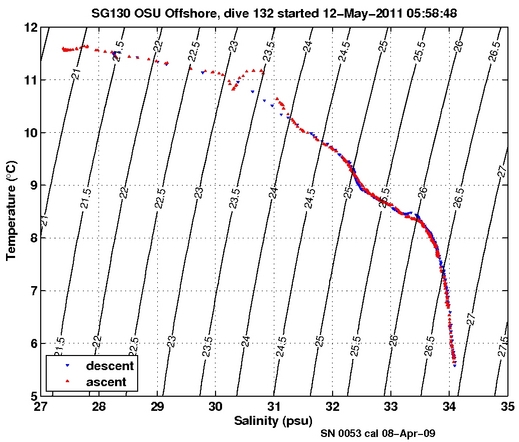 Temperature Salinity Diagnostic