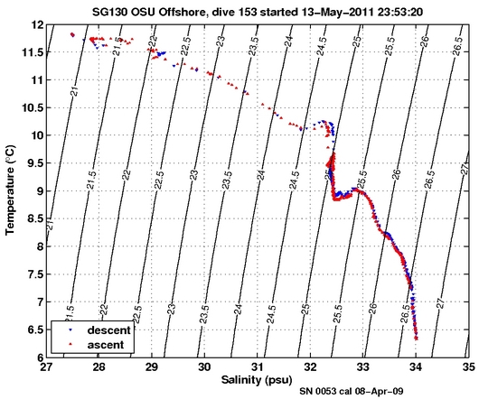 Temperature Salinity Diagnostic