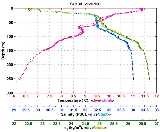 Temperature Salinity