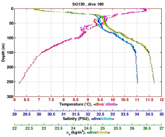 Temperature Salinity