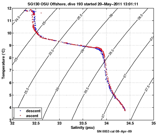 Temperature Salinity Diagnostic