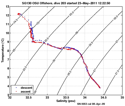 Temperature Salinity Diagnostic