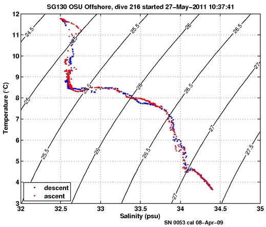 Temperature Salinity Diagnostic