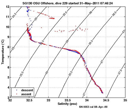 Temperature Salinity Diagnostic