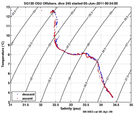 Temperature Salinity Diagnostic