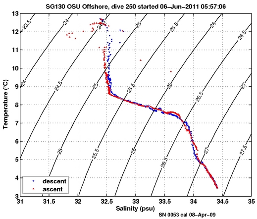 Temperature Salinity Diagnostic