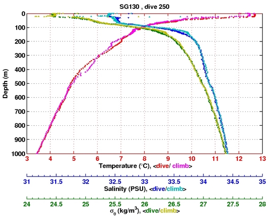 Temperature Salinity