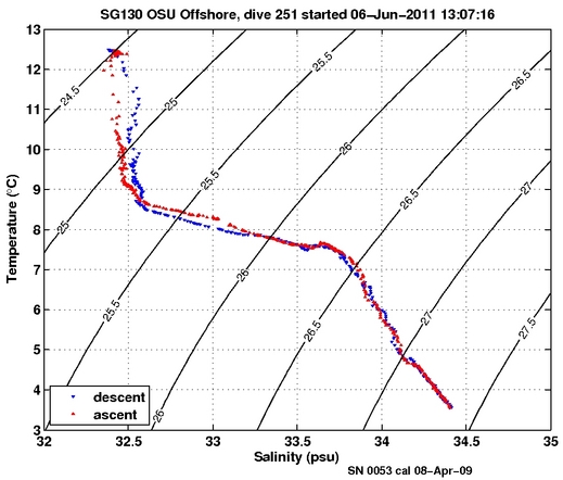 Temperature Salinity Diagnostic